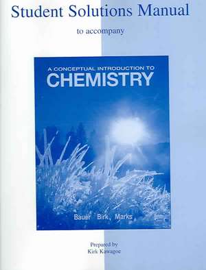 A Conceptual Introduction to Chemistry de Richard C. Bauer