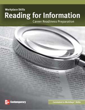 Workplace Skills: Reading for Information, Student Workbook