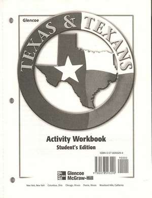 Texas and Texans, Activity WOR: Public Speaking, Student Edition de McGraw-Hill/Glencoe