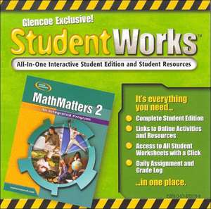 Mathmatters 2: An Integrated Program, Studentworks CD-ROM de McGraw-Hill Education