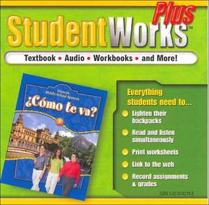 Como Te Va? Level B Nivel Azul, Studentworks Plus CD-ROM de McGraw-Hill Education