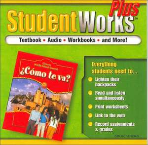 Como Te Va? Intro Nivel Rojo, Studentworks Plus CD-ROM de McGraw-Hill Education