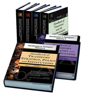 Handbooks in Transport (6 Vol. Set) de David A. Hensher