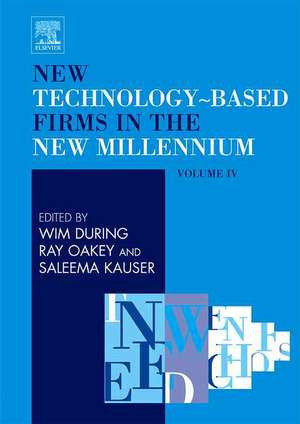 New Technology-Based Firms in the New Millennium de Wim During