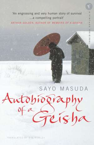 Autobiography Of A Geisha de Sayo Masuda