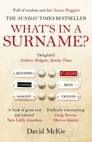 What's in a Surname? de David Mckie