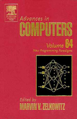 Advances in Computers: New Programming Paradigms de Marvin Zelkowitz