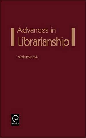 Advances in Librarianship de Elizabeth A. Chapman