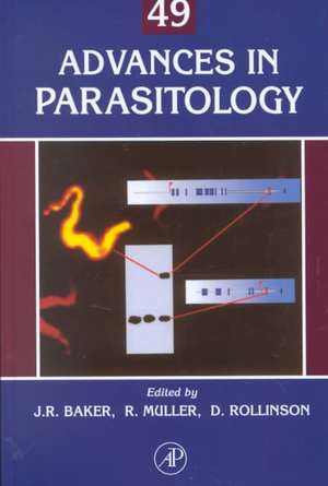 Advances in Parasitology de John R. Baker