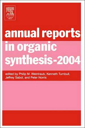 Annual Reports in Organic Synthesis de Philip M. Weintraub