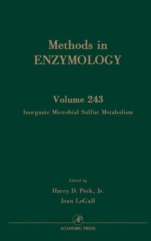 Inorganic Microbial Sulfur Metabolism de John N. Abelson