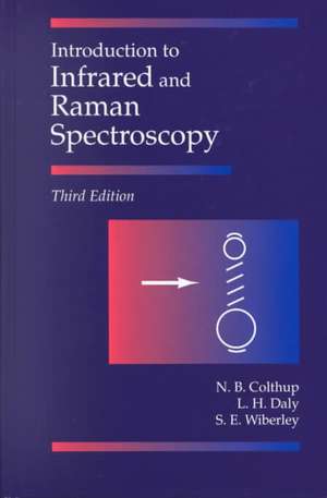 Introduction to Infrared and Raman Spectroscopy de Norman B. Colthup