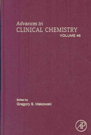 Advances in Clinical Chemistry de Gregory S. Makowski