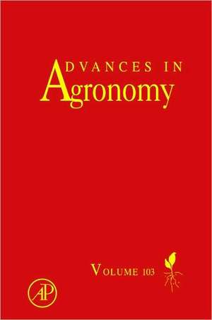 Advances in Agronomy de Donald L. Sparks