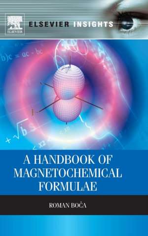 A Handbook of Magnetochemical Formulae de Roman Boca