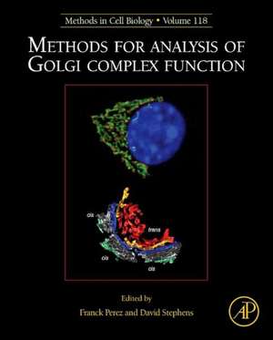 Methods for Analysis of Golgi Complex Function de Franck Perez