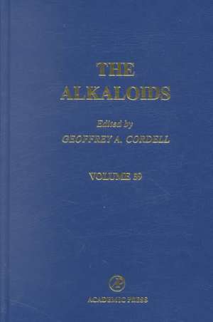 The Alkaloids de Geoffrey A. Cordell