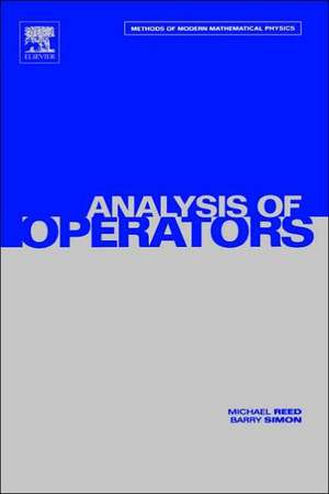 IV: Analysis of Operators de Michael Reed