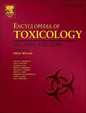 ENCYCLOPEDIA OF TOXICOLOGY de Bruce Anderson