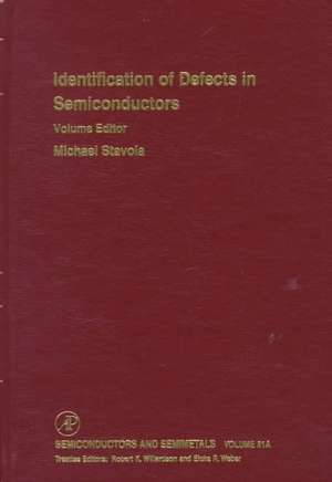 Identification of Defects in Semiconductors de R. K. Willardson