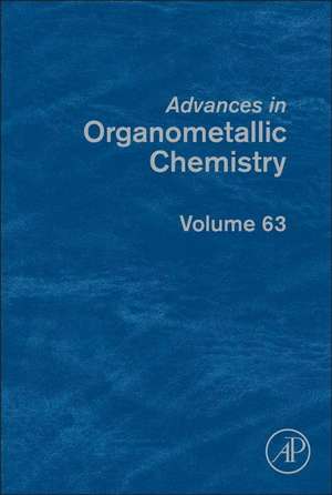 Advances in Organometallic Chemistry de Pedro J. Perez