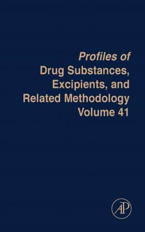 Profiles of Drug Substances, Excipients and Related Methodology de Harry G. Brittain