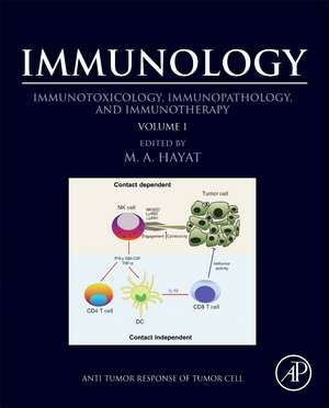 Immunology: Volume 1: Immunotoxicology, Immunopathology, and Immunotherapy de M. A. Hayat