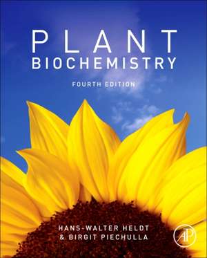 Plant Biochemistry de Hans-Walter Heldt