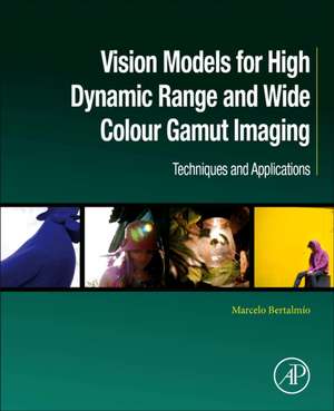 Vision Models for High Dynamic Range and Wide Colour Gamut Imaging: Techniques and Applications de Marcelo Bertalmío