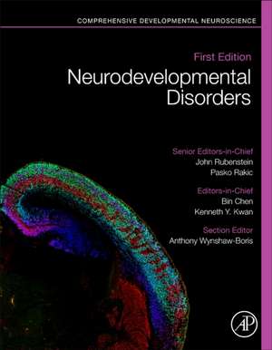 Neurodevelopmental Disorders: Comprehensive Developmental Neuroscience de John Rubenstein