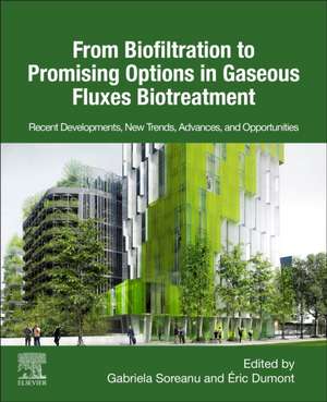 From Biofiltration to Promising Options in Gaseous Fluxes Biotreatment: Recent Developments, New Trends, Advances, and Opportunities de Gabriela Soreanu