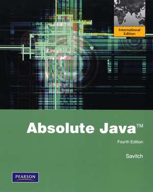 Absolute Java: International Version de Walter Savitch