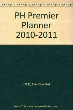 PH Premier Planner 2010-2011 de Prentice Hall Sscd