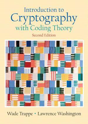 Introduction to Cryptography with Coding Theory de Wade Trappe
