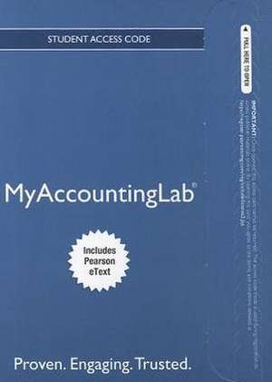 New Myaccountinglab with Pearson Etext -- Access Card -- For Essentials of Accounting: Becoming Effective Teachers i de Leslie K. Breitner