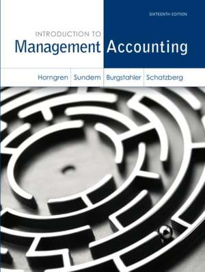 Introduction to Management Accounting with MyAccountingLab with Pearson eText Package de Charles T. Horngren