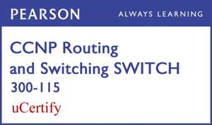 CCNP R&s Switch 300-115 Pearson Ucertify Course Student Access Card de David Hucaby