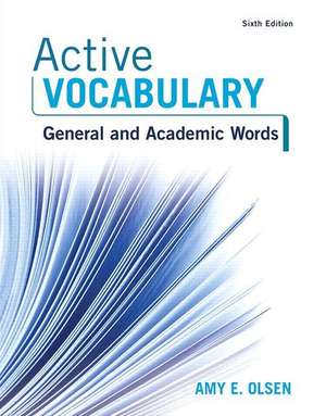 Active Vocabulary de Amy E. Olsen