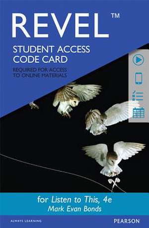 Revel for Listen to This -- Access Card de Mark Evan Bonds