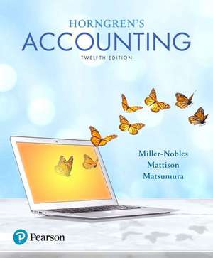 Horngren's Accounting de Tracie L. Miller-Nobles