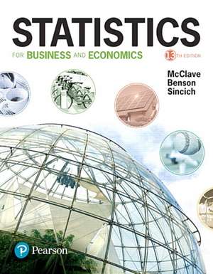 Statistics for Business and Economics de James T. McClave