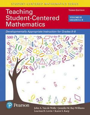 Teaching Student-Centered Mathematics de John a. Van De Walle