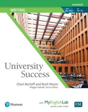 University Success Writing Advanced, Student Book with MyLab English de Pearson