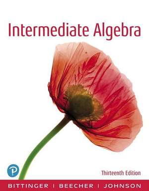 Intermediate Algebra, Books a la Carte Edition de Marvin L. Bittinger