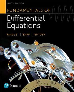 Fundamentals of Differential Equations Plus Mymathlab with Pearson Etext -- Title-Specific Access Card Package de R. Kent Nagle