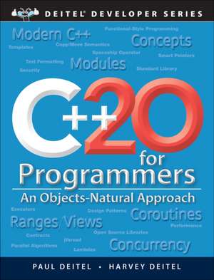 C++20 for Programmers de Paul Deitel