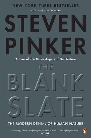 The Blank Slate: The Modern Denial of Human Nature de Steven Pinker