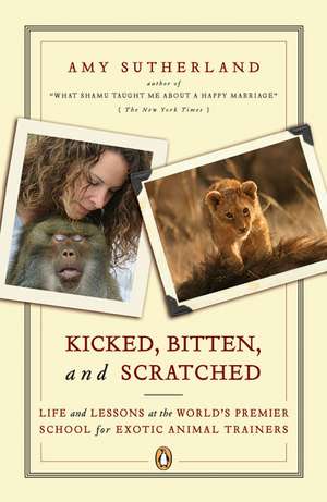 Kicked, Bitten, and Scratched: Life and Lessons at the World's Premier School for Exotic Animal Trainers de Amy Sutherland