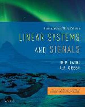 Linear Systems and Signals de BP Lathi