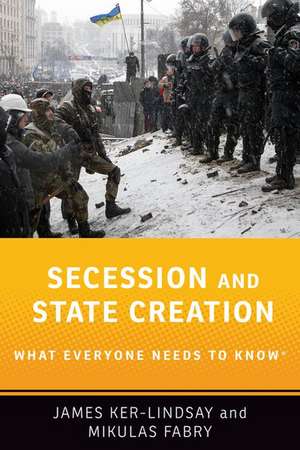 Secession and State Creation: What Everyone Needs to Know® de James Ker-Lindsay